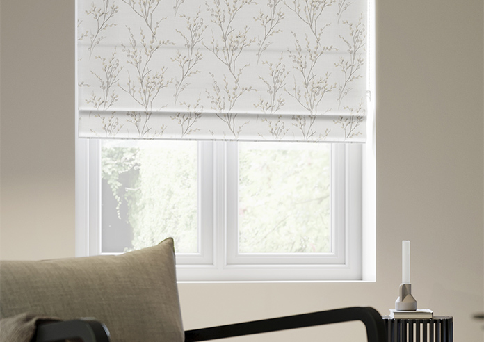 Laura Ashley Pussy Willow, Dove Grey - Twist&Fit Roman Blind - Image 5